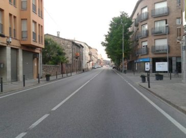 Imatge de la carretera de Palamós