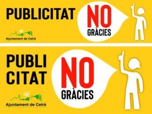 Adhesiu: Publicitat no, gràcies
