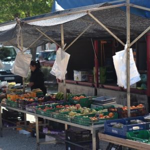 Imatge del mercat setmanal dels divendres