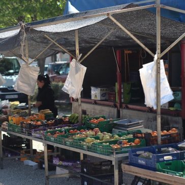 Imatge del mercat setmanal dels divendres