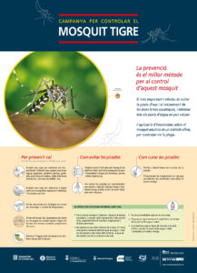 Cartell campanya mosquit tigre