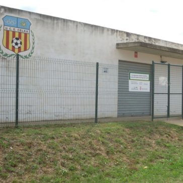 Imatge dels vestidors del camp de futbol de Celrà