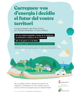 Infografia de la segona fase del procés de participació del PAESC de les Gavarres